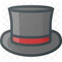 Cylinder Hat Retro Icon