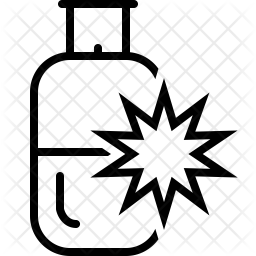 Cylinder blast Icon