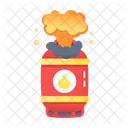 Cylinder Blast Accident Mishap Icon