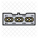 Cylinder Head Engine Combustion Icon