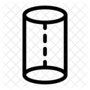 Math Cylinder Volumetric Icon