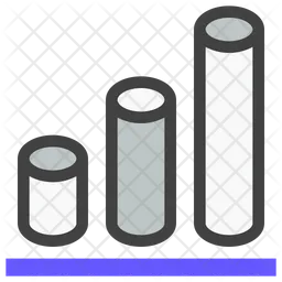 Cylinders Chart  Icon