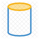 Cylindre Conception Mesure Icône