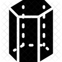Hexagonal Cylindre Forme Icône