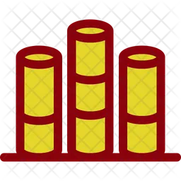 Cylindrical Bars  Icon