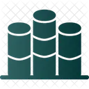 Cylindrical Bars  Icon