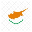 Cyprus Flag World Icon