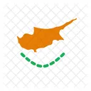 Cyprus Flag World Icon