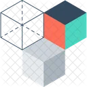 D Box Cube Icon
