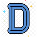 D D Letter Alphabet Icon