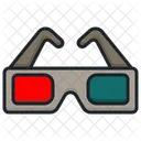 3 D Brille Brille 3 D Icon