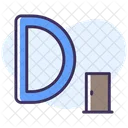 Buchstabe d  Symbol