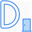 Buchstabe d  Symbol