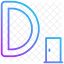 D Symbol Icon