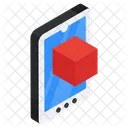 D Cube D Cad Mobile D Model Icon