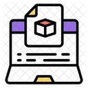 D Cube D Cad D Model Icon