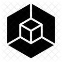 D Cube  Icon