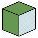 D Cubo Cubo Caja Icono