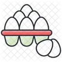 D egg tray  Icon