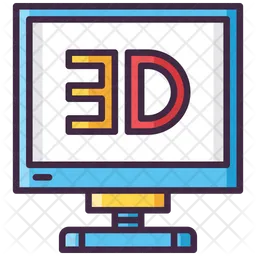 3 D Film  Icon