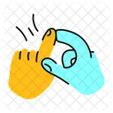 D Gesture  Icon