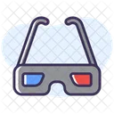 D Glasses Icon