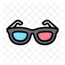 D Glasses Icon