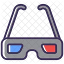 D Glasses Icon