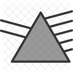 D hexagonal prism  Icon