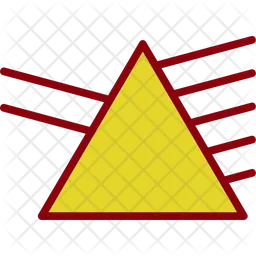 D hexagonal prism  Icon