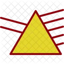D Hexagonal Prism D Shape Geometric アイコン