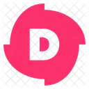 D Cube Alphabet Icon