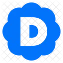 D Cube Alphabet Icon