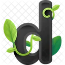 D Cube Alphabet Icon