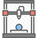 D Impressora Fabricacao Maquina Ícone