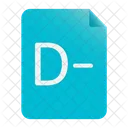 D Minus Grade  Icon