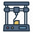 D Printer Electronic Device Icon