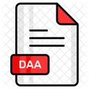 Daa File Format Icon