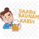 Daaru Badnam Kardi  Icon