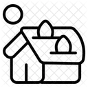 Dachanlage  Symbol