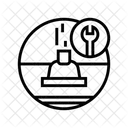 Dachbelüftung  Symbol