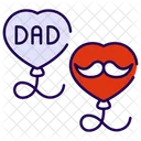 Dad balloons  Icon