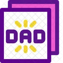 Dad Card  Icon