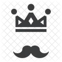 Crown Father Moustache Icon