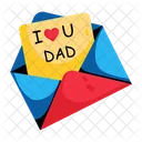 Dad Letter  Symbol