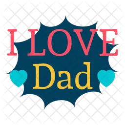 Dad Love Logo  Icon