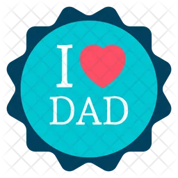 Dad Love Sticker  Icon