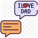 Dad message  Icon