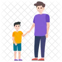 Dad Son Fatherhood Father Son Icon