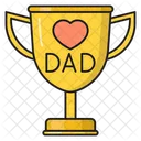 Dad Love Fatherday Icon